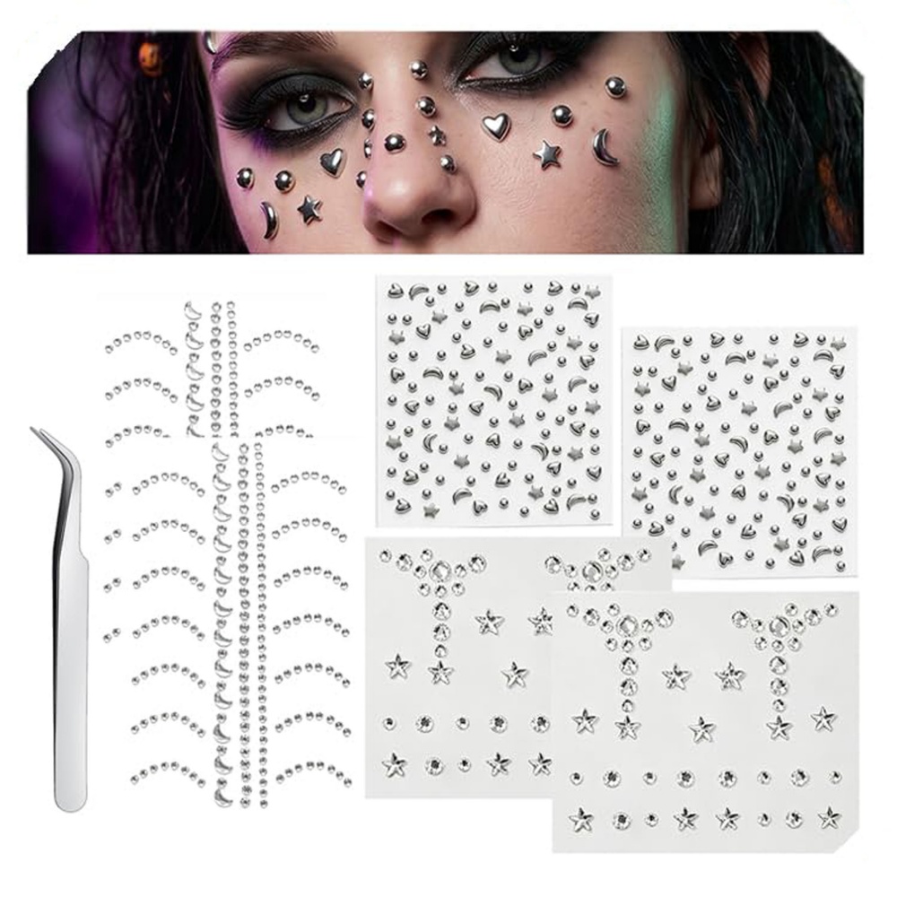 Body Jewelry Nose - Fake Piercings Balls Stick auf Nase