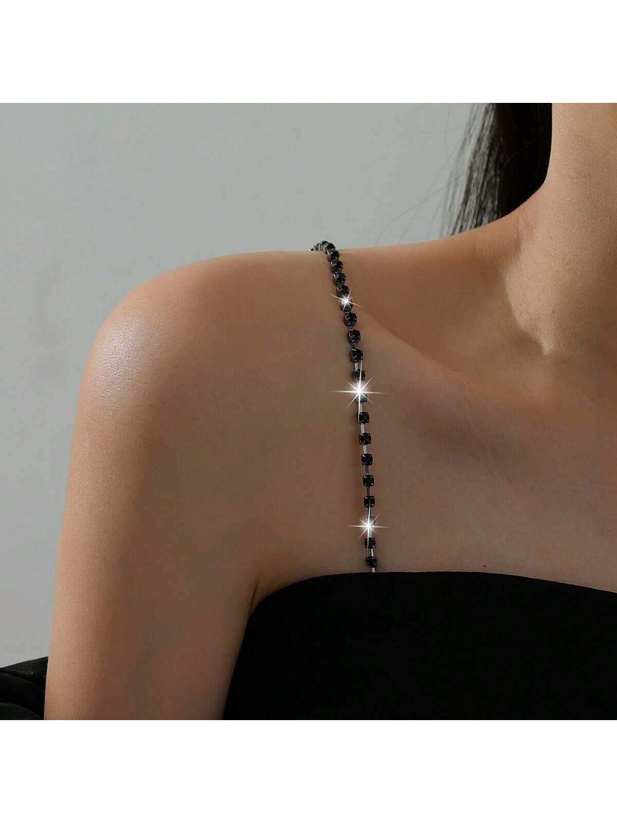 Body Jewelry Rhinestone - Elegante, verstellbare BH-Träger mit Strasssteinen, sexy