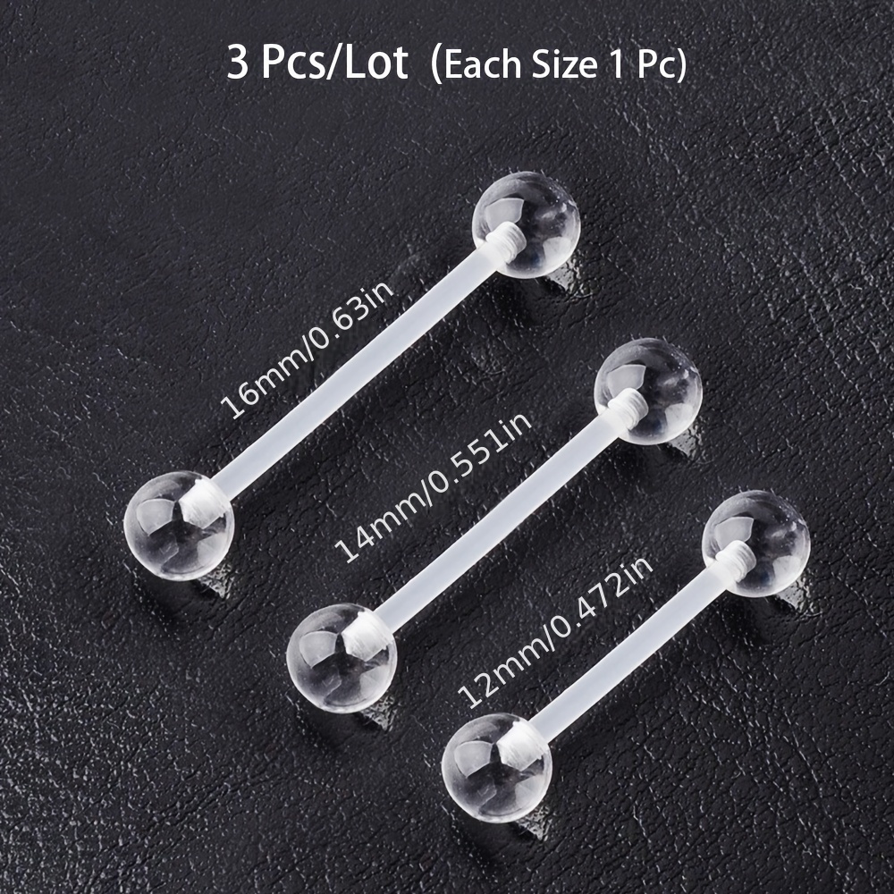 Body Jewelry Stores - 3 Stück/Set (jede Größe 1 Stück),