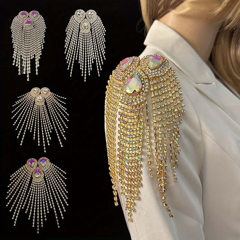 Body Jewelry Dress - Große Wassertropfen Quaste Diamant Blume Diamant