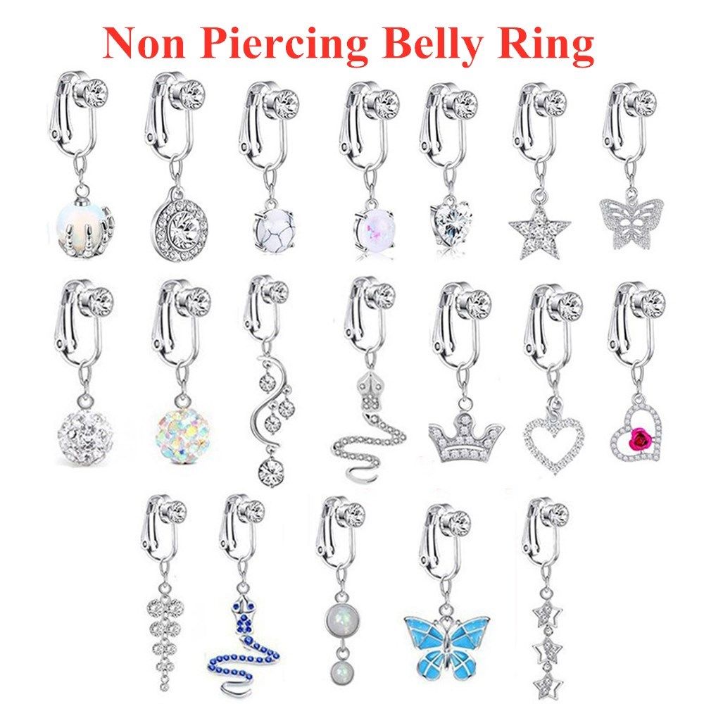 Body Jewelry Cartilage Earrings - Strandzubehör, nicht durchdringend, zum Anklipsen, Knorpelklammer,
