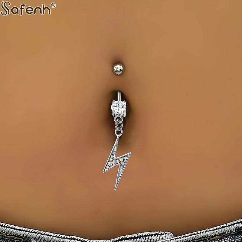 Body Jewelry High Quality - 1 Stück Hochwertiger Kupfer Bauchnabelpiercing mit