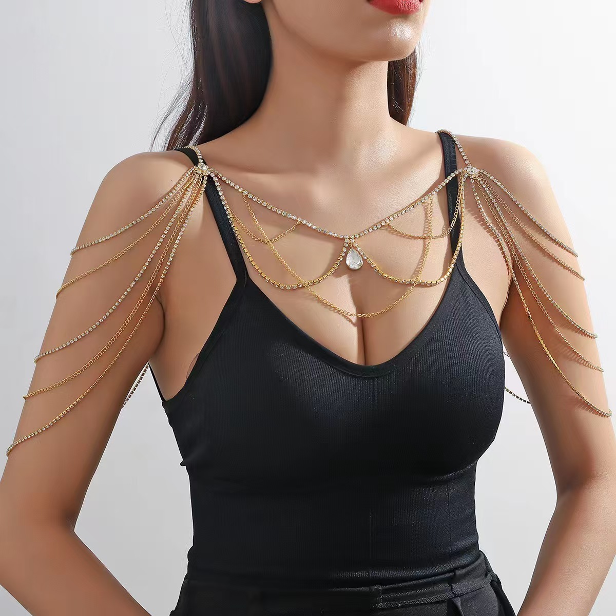 Body Jewelry Rhinestone - Heißer Verkauf und explosive geometrische Strass