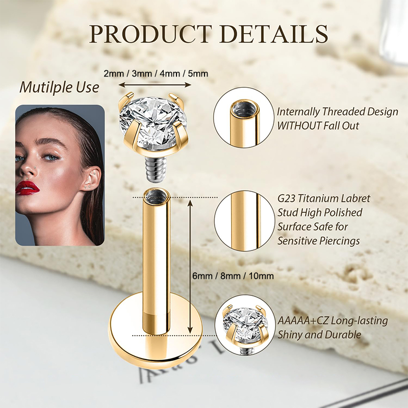 16G Titan Innengewinde Flacher – Body Jewelry Cartilage Earrings Bewertung und Preis