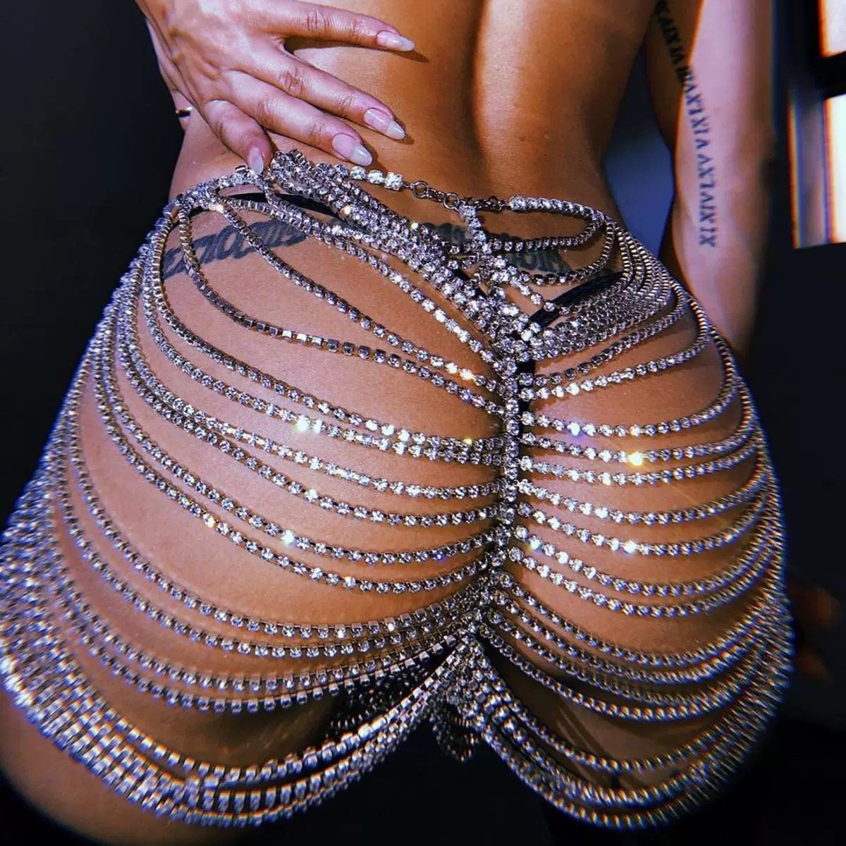 1 Stück Sexy Modische Strass-G – Body Jewelry Rhinestone Bewertung und Preis