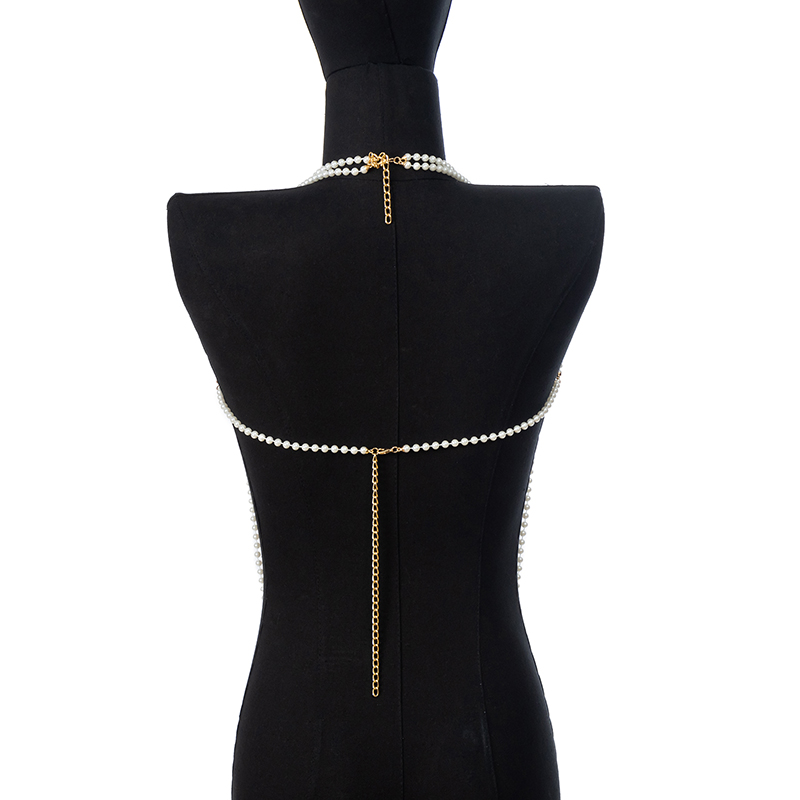 Perle Kleid Kette Mode einfach – Body Jewelry Dress Bewertung und Preis