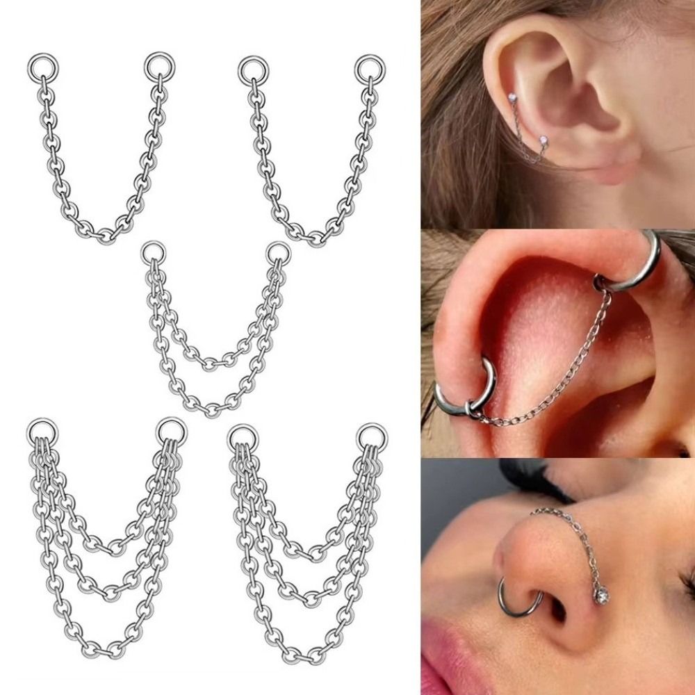 Titan-Nasenketten: Dreilagige  – Body Jewelry Nose Bewertung und Preis