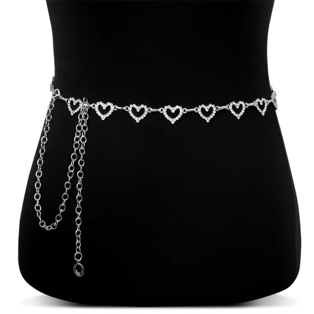 Modische Quasten-Herz-Taillenk – Body Jewelry Y2K Bewertung und Preis