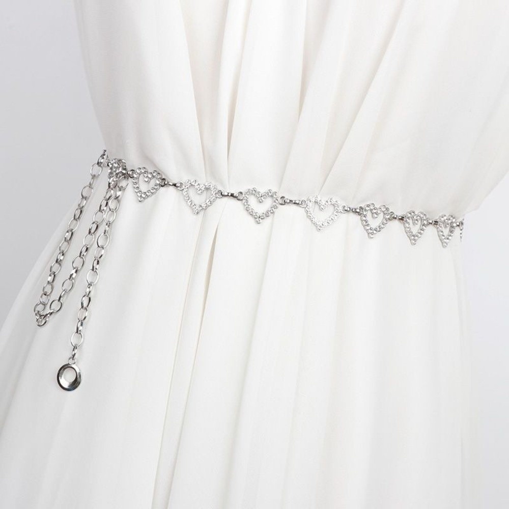 Modische Quasten-Herz-Taillenk – Body Jewelry Y2K Bewertung und Preis