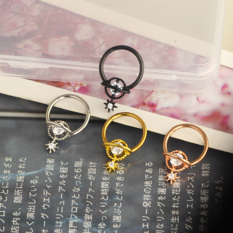 Septum-Ringe Planeten-Schmuck  – Body Jewelry Cartilage Earrings Bewertung und Preis