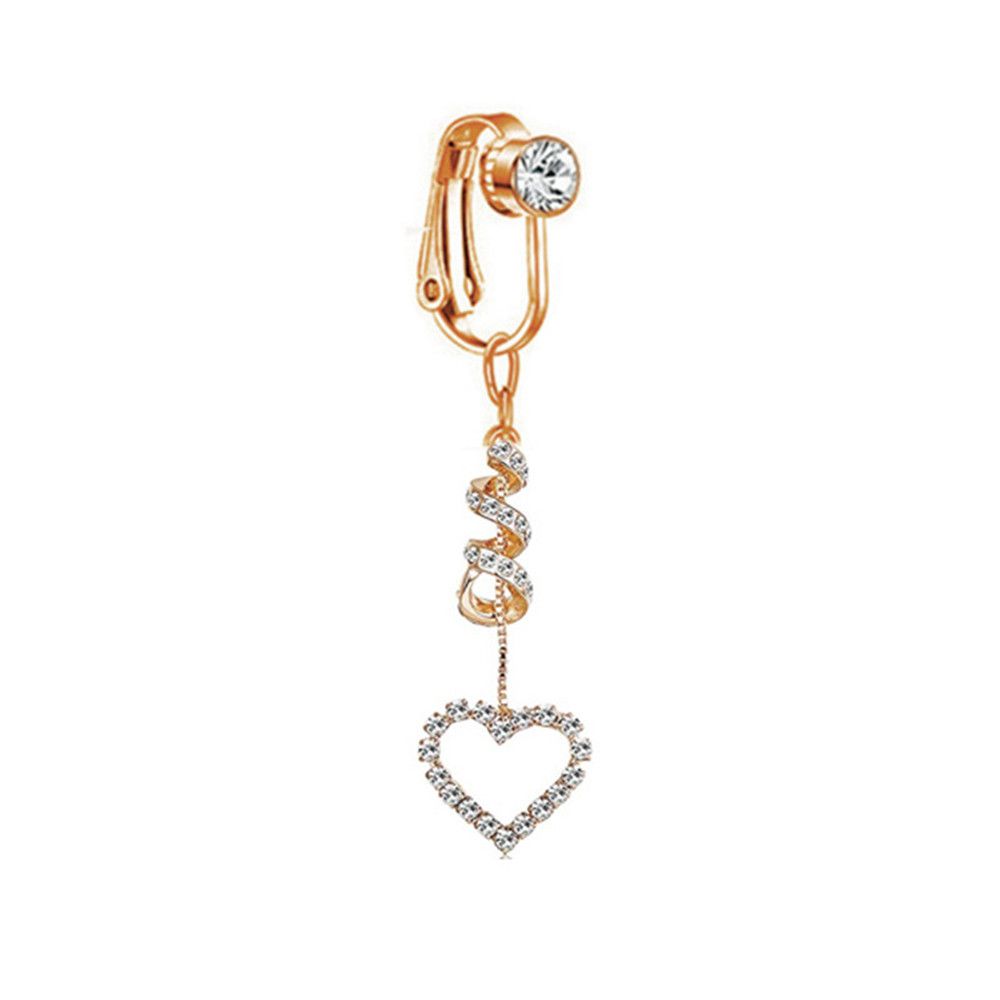 Clip-On Bauchnabelpiercing-Cli – Body Jewelry Cartilage Earrings Bewertung und Preis