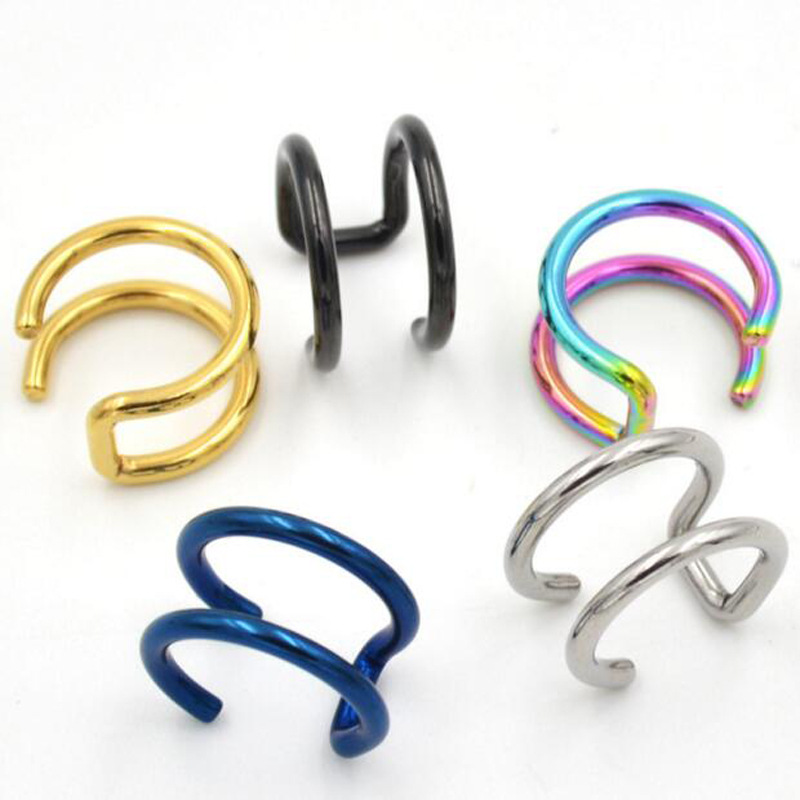 2 Stück 316L Edelstahl Clip-On – Body Jewelry Cartilage Earrings Bewertung und Preis
