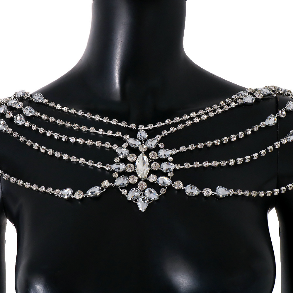 Boho Kristall Braut Schulterke – Body Jewelry Dress Bewertung und Preis