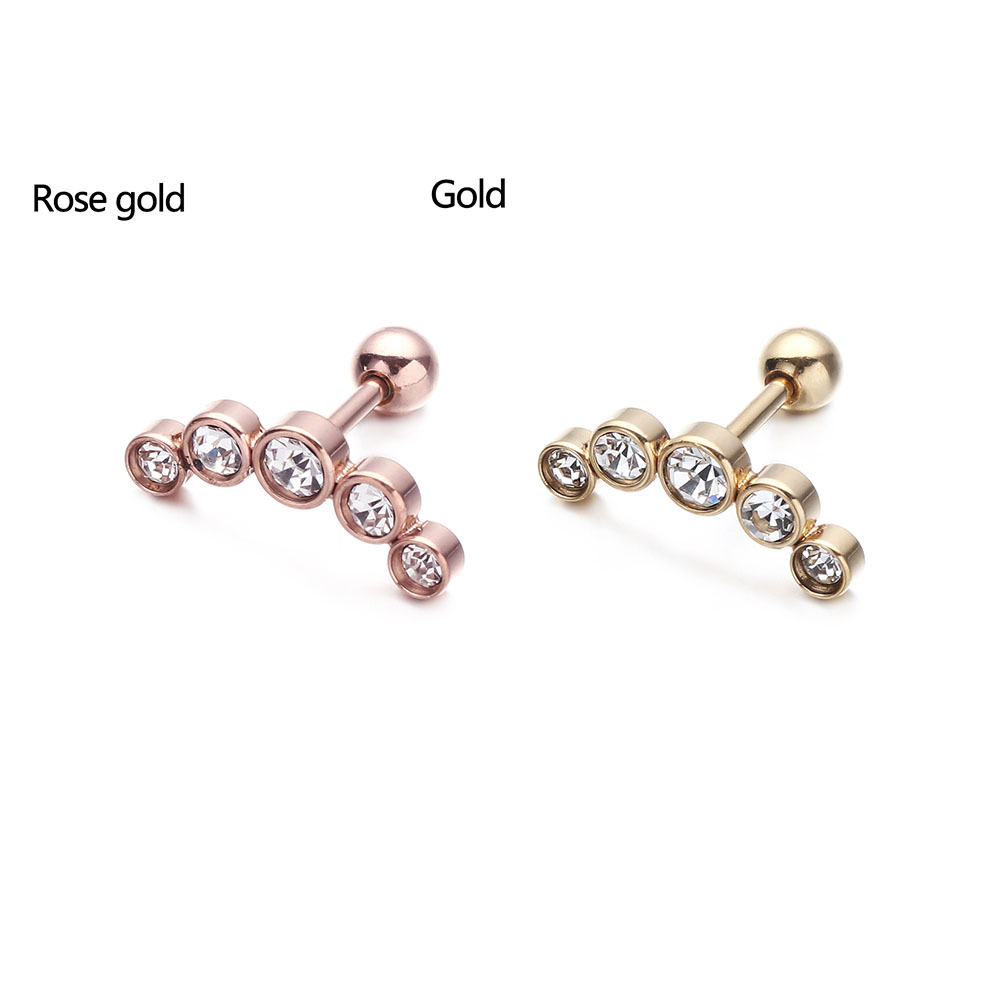 1 Stück Modischer 16G Kristall – Body Jewelry Cartilage Earrings Bewertung und Preis