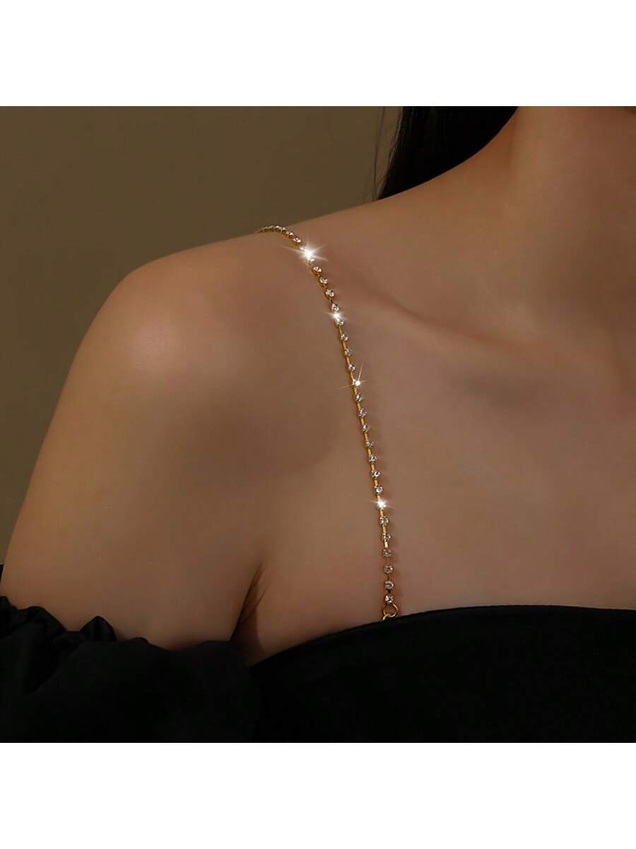 Elegante, verstellbare BH-Träg – Body Jewelry Rhinestone Bewertung und Preis