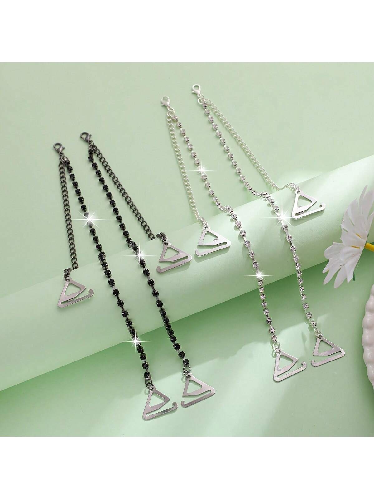 Elegante, verstellbare BH-Träg – Body Jewelry Rhinestone Bewertung und Preis