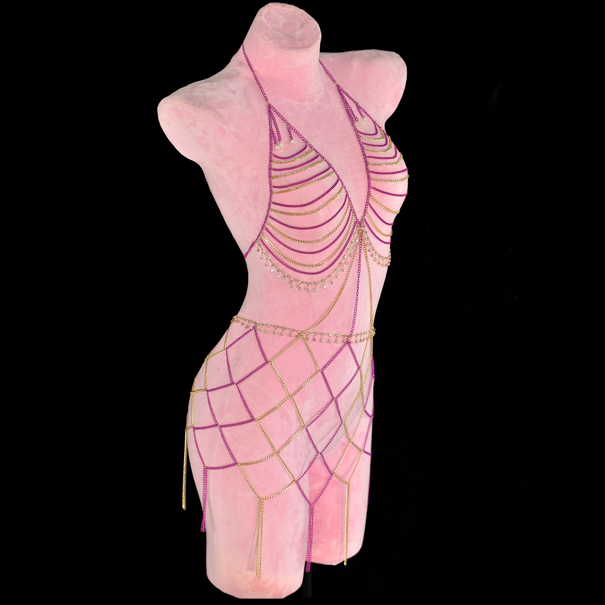 Sexy modisches Top + Taillenkl – Body Jewelry Dress Bewertung und Preis