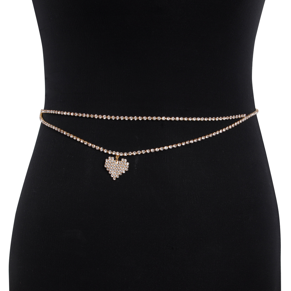 Modische herzförmige sexy Stil – Body Jewelry Rhinestone Bewertung und Preis