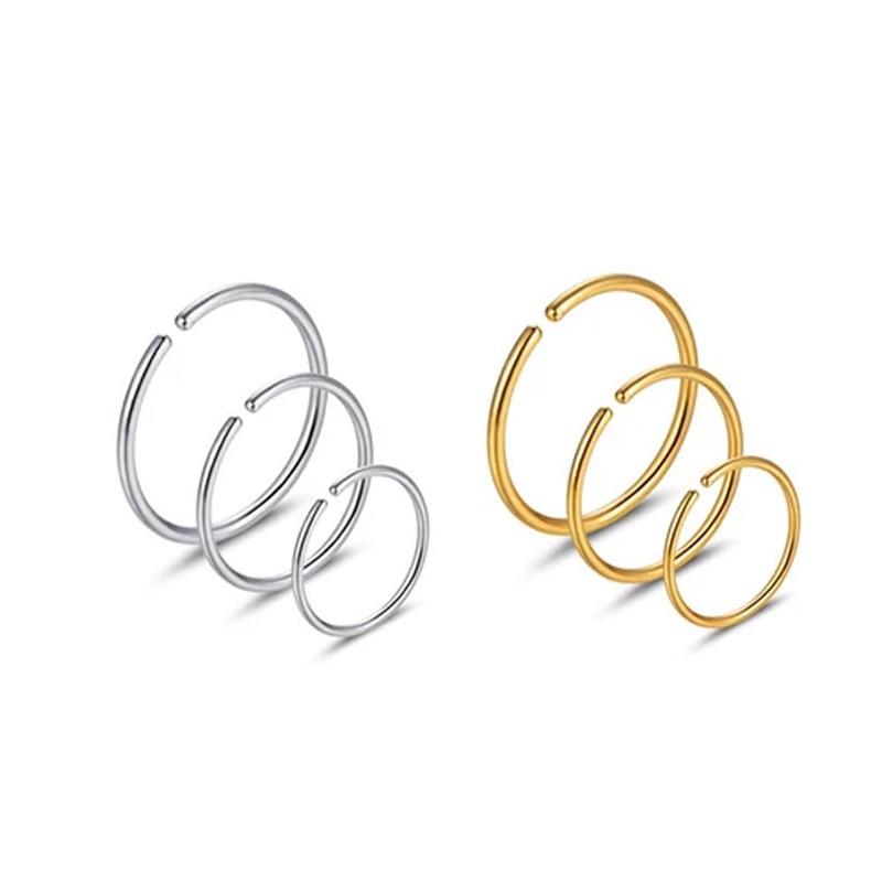 6 Stück/Set Hypoallergene Nase – Body Jewelry Cartilage Earrings Bewertung und Preis