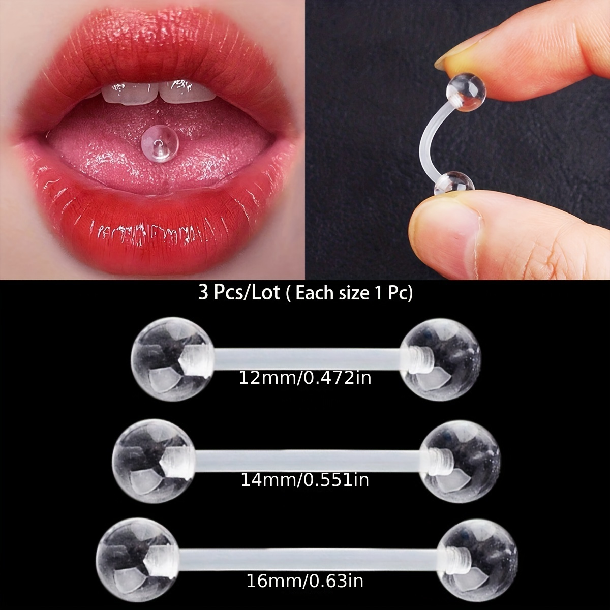 3 Stück/Set (jede Größe 1 Stüc – Body Jewelry Stores Bewertung und Preis