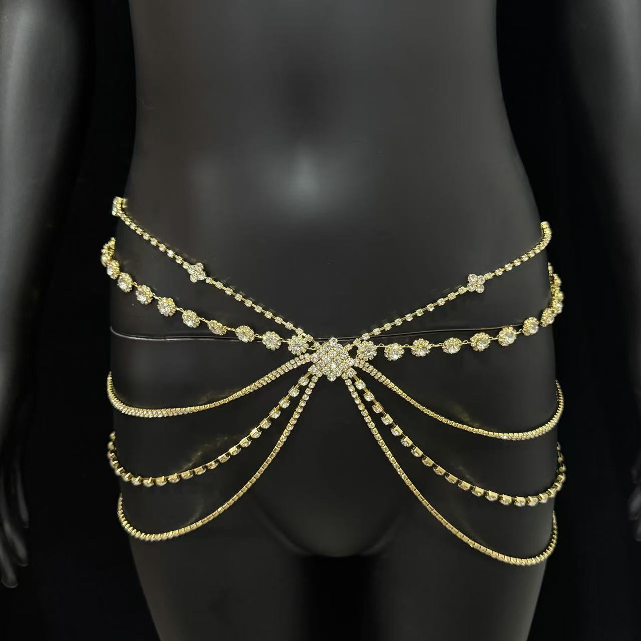 Elegante 1-teilige verstellbar – Body Jewelry Rhinestone Bewertung und Preis