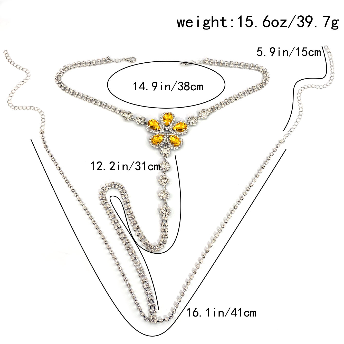 1pc Blume Geformt Sexy Strass  – Body Jewelry Rhinestone Bewertung und Preis