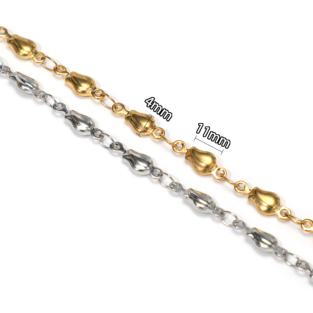 1 Meter Edelstahl-Blumenperlen – Body Jewelry Bewertung und Preis